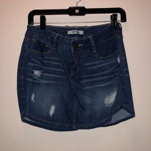 Charlotte Russe jean skirt